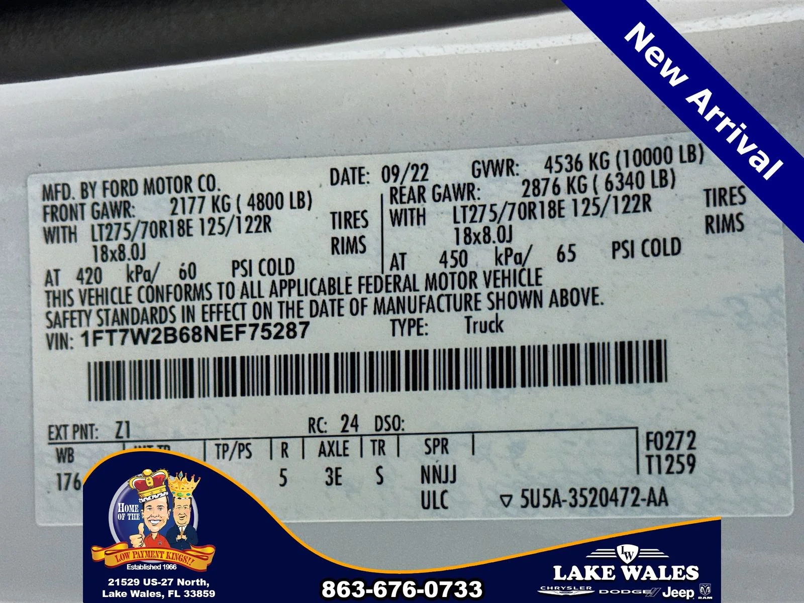 Used 2022 White Ford XLT image 31