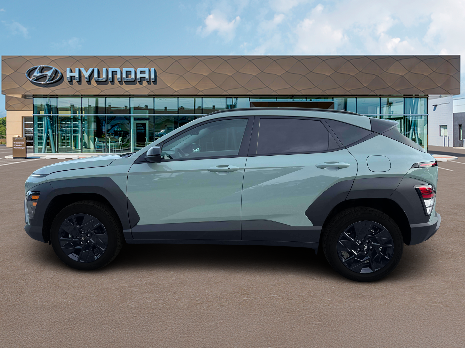 New 2027 Green Hyundai SEL Sport AWD image 3