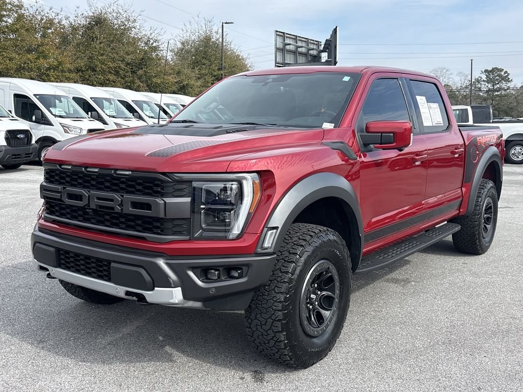 Used 2021 Red Ford Raptor image 8