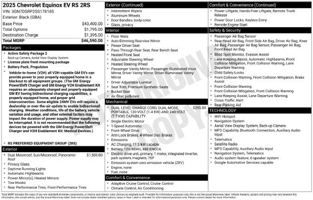 Certified Used 2025 Black Chevrolet RS image 34