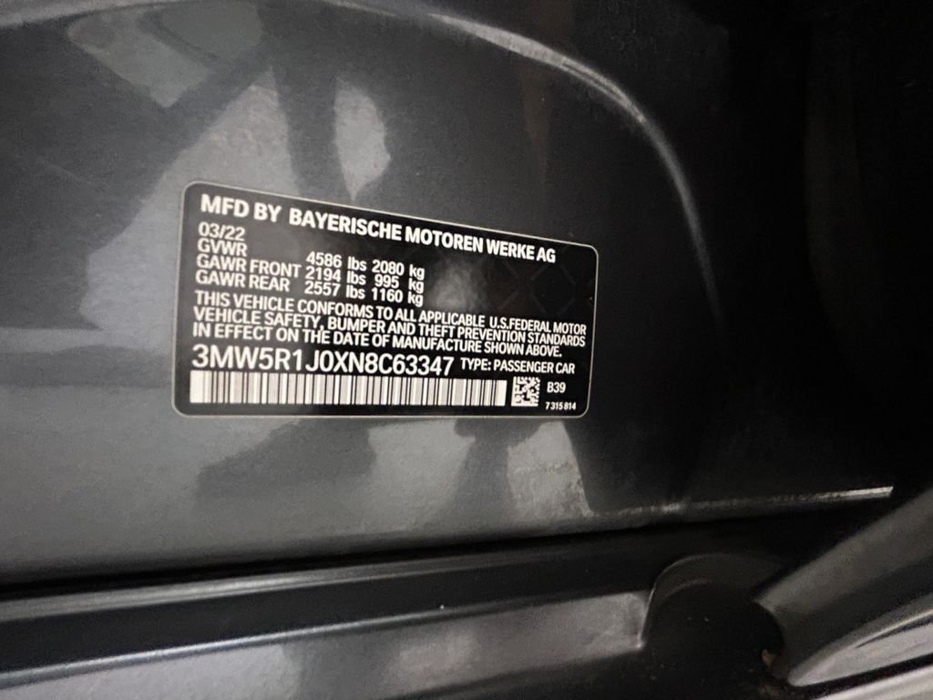 Used 2022 Gray BMW 330i image 20