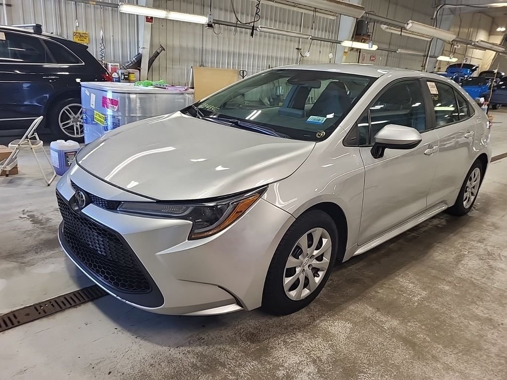 Used 2021 Silver Toyota LE image 1