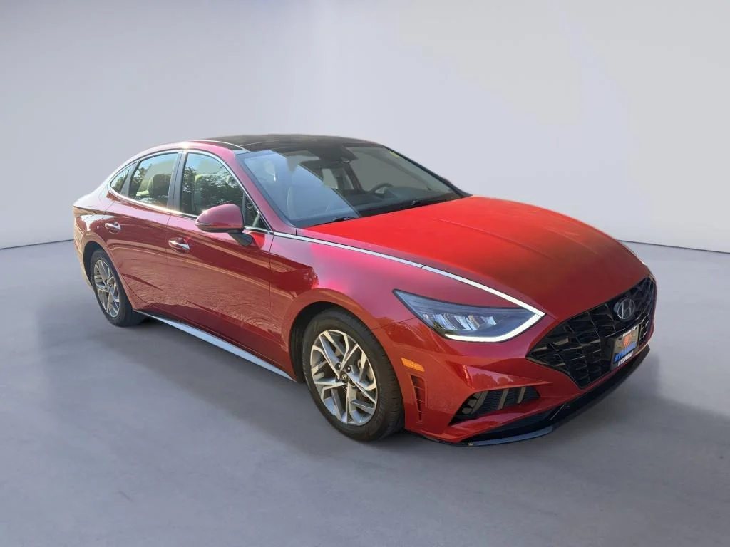 Used 2020 Calypso Red Hyundai SEL image 7