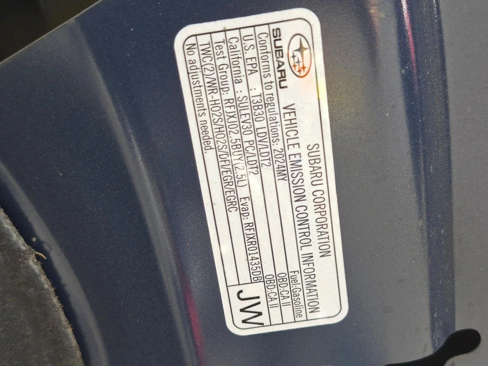 Used 2024 Blue Subaru Limited image 20