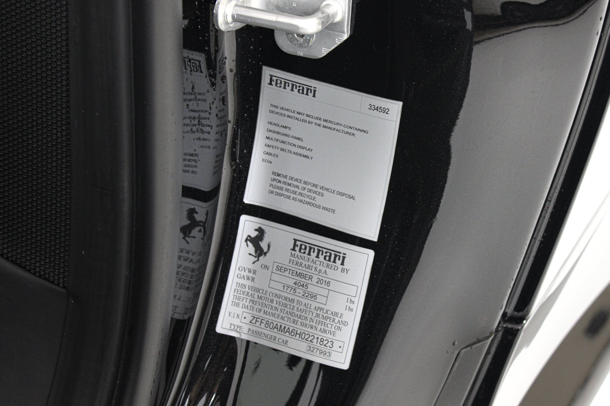 Used 2017 Black Ferrari  image 62