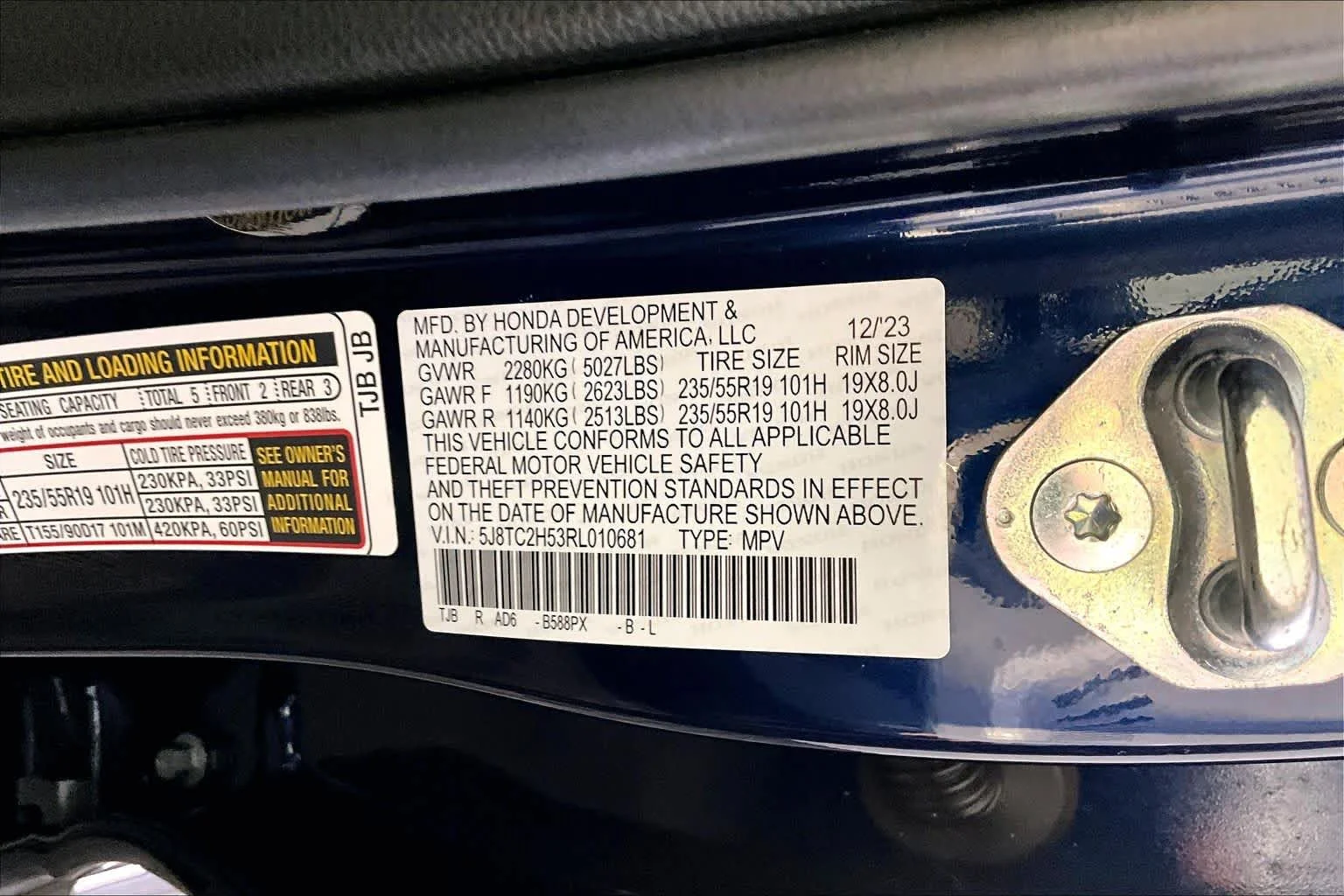 Certified Used 2024 Fathom Blue Pearl Acura With Technology Package image 34