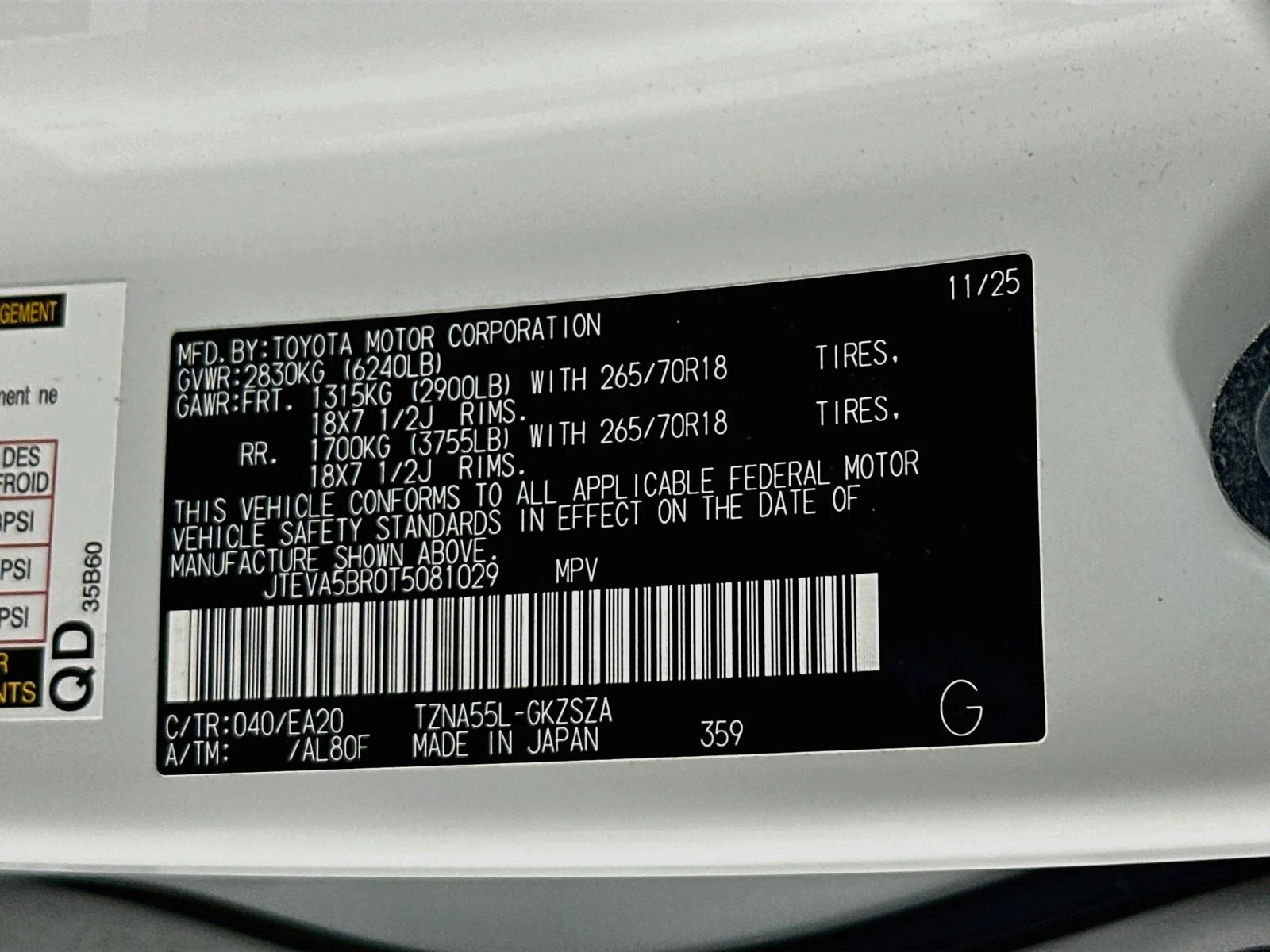 Certified Used 2026 White Toyota TRD Off-Road Premium image 33