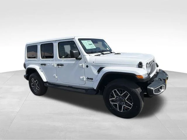 New 2026 Bright White Clearcoat Jeep Sahara image 1