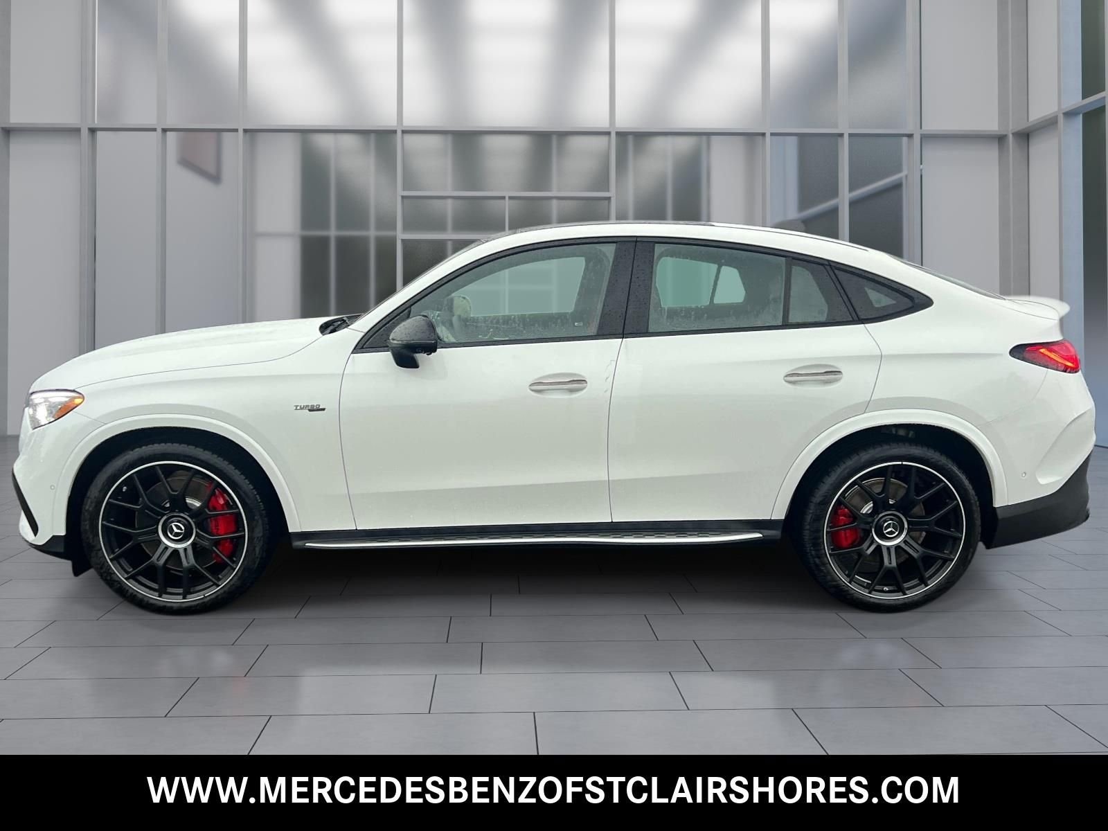 New 2027 MANUFAKTUR Moonlight White Metallic Mercedes-Benz AMG® GLC 53 4MATIC+ Coupe image 2