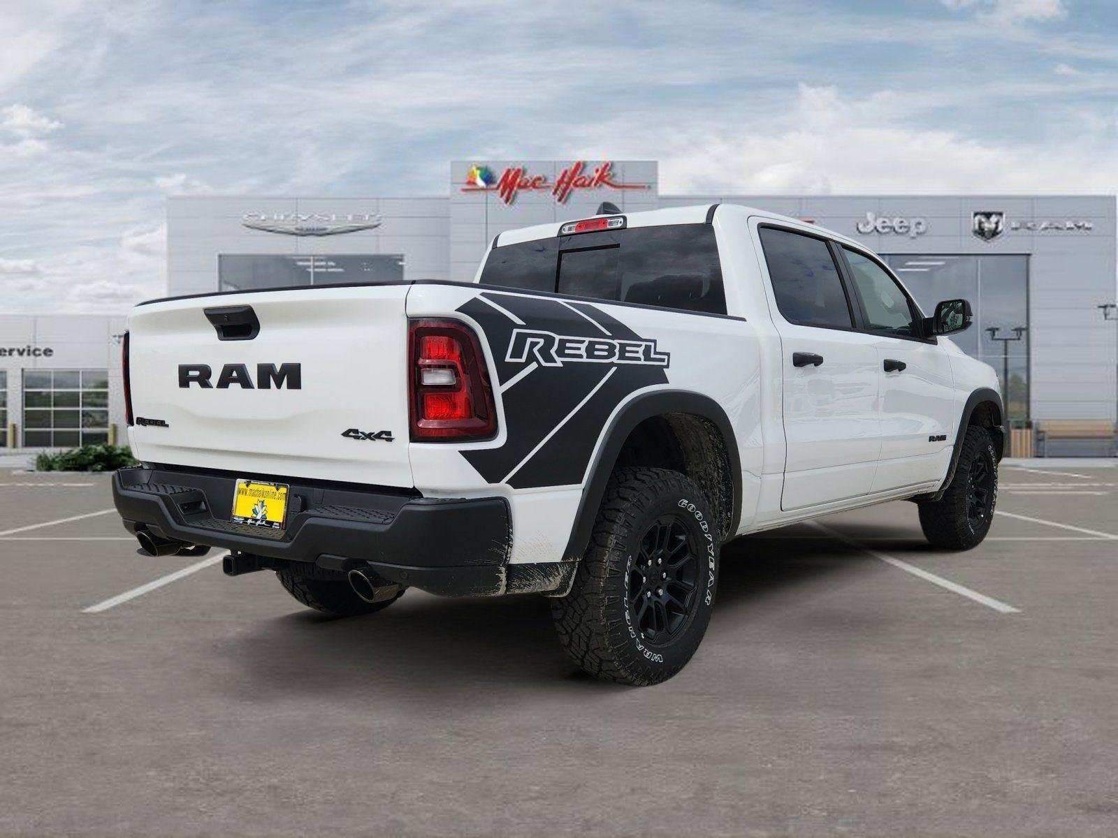 New 2026 Bright White Clear-Coat Exterior Paint RAM Rebel image 5