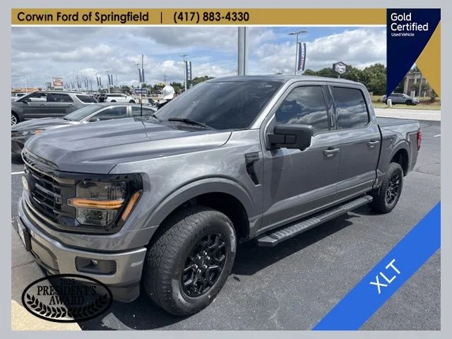 Certified Used 2024 Carbonized Gray Metallic Ford XLT image 1