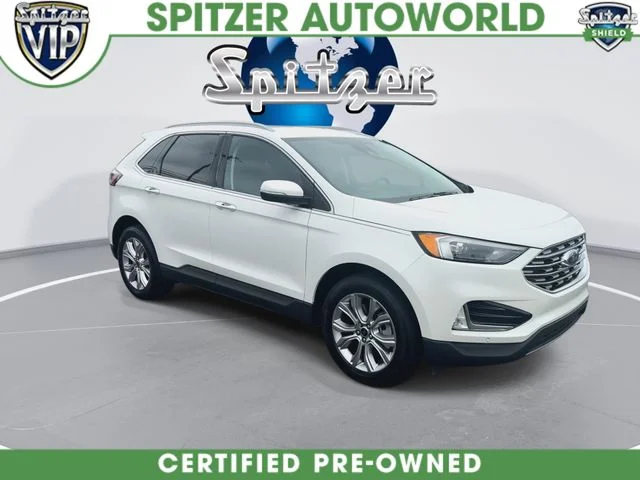 Used 2023 White Ford Titanium image 2