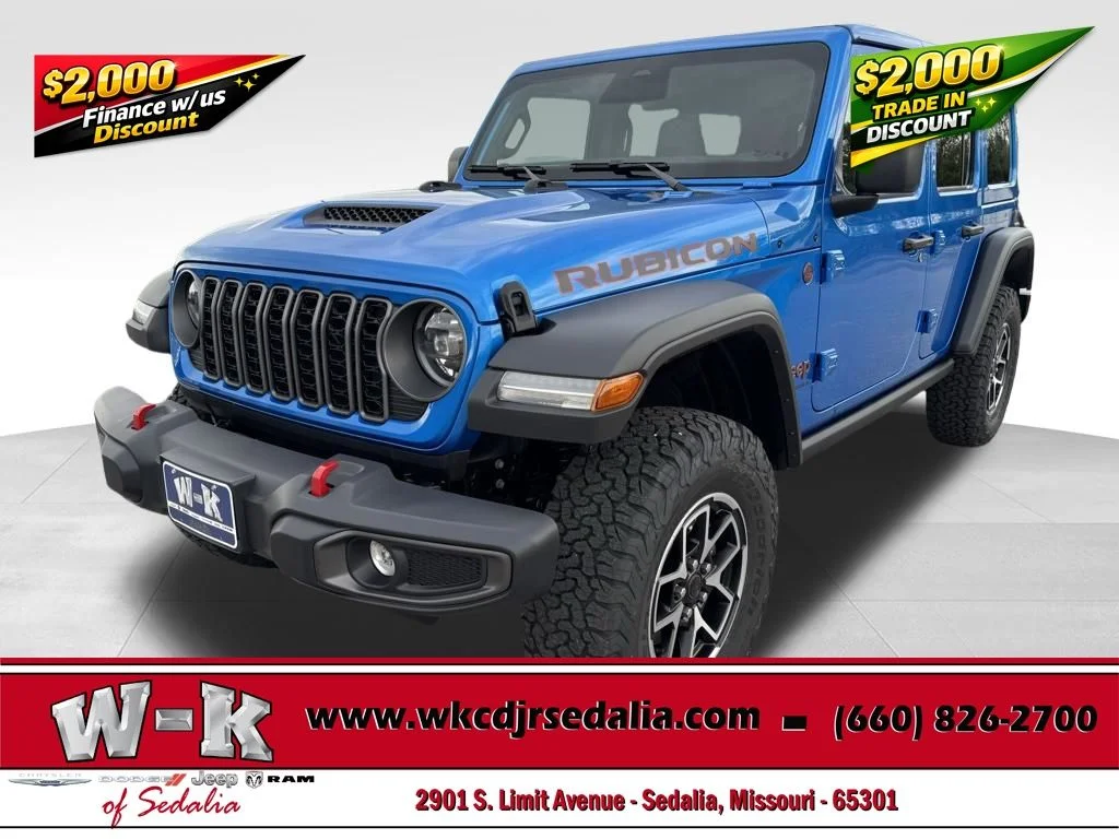 New 2026 Blue Jeep Rubicon image 8