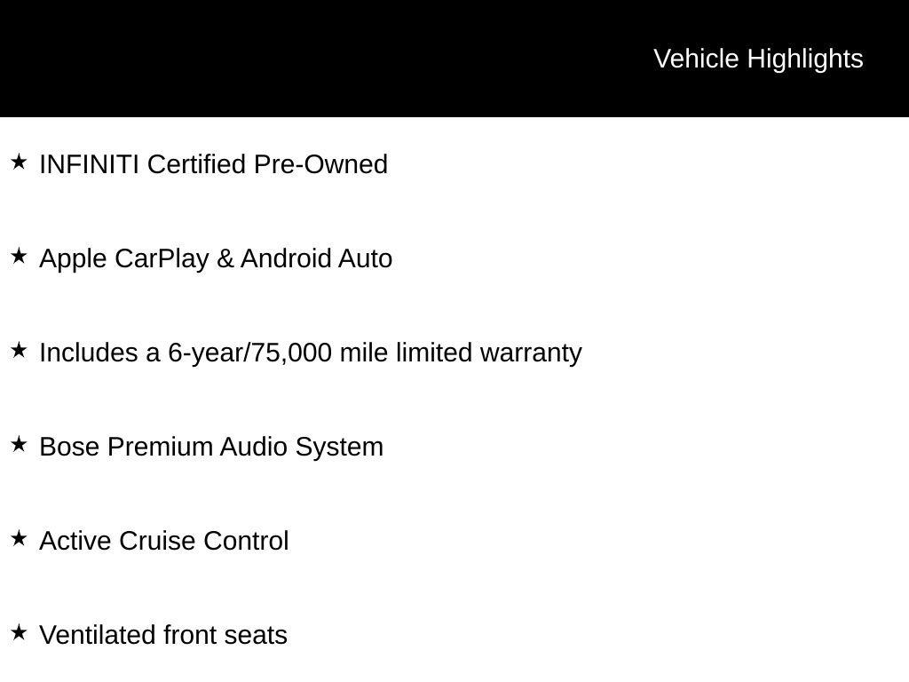 Certified Used 2025 Red INFINITI SPORT image 2