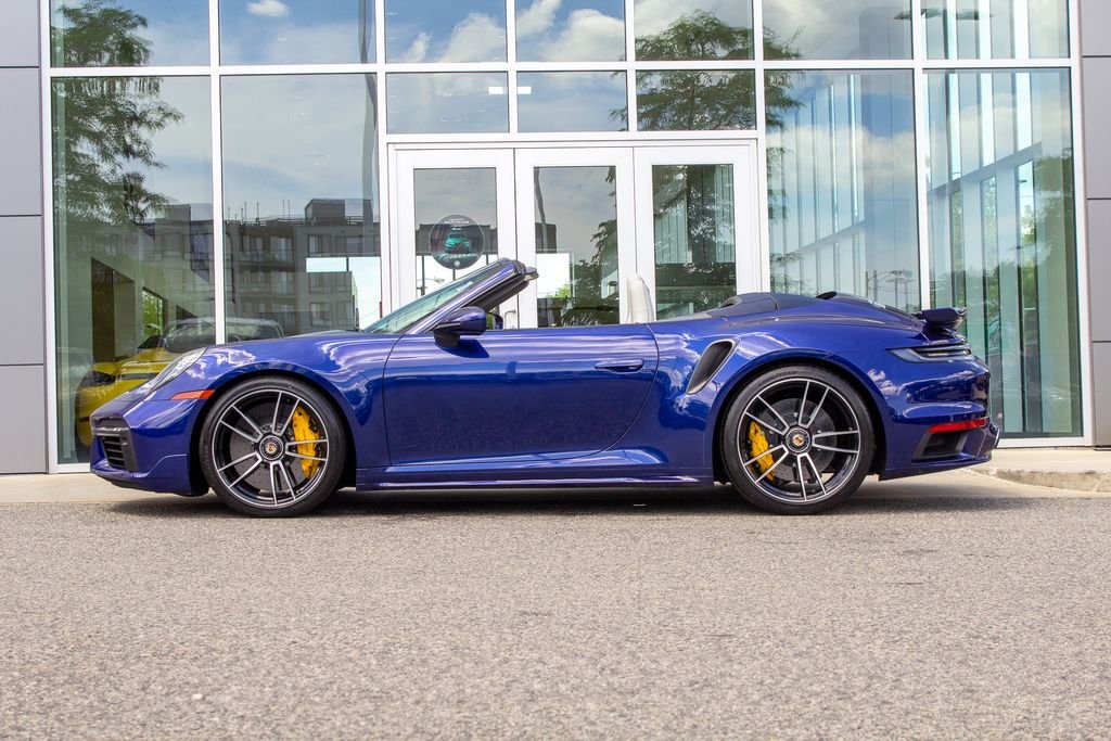 Used 2021 Blue Porsche Turbo S image 8
