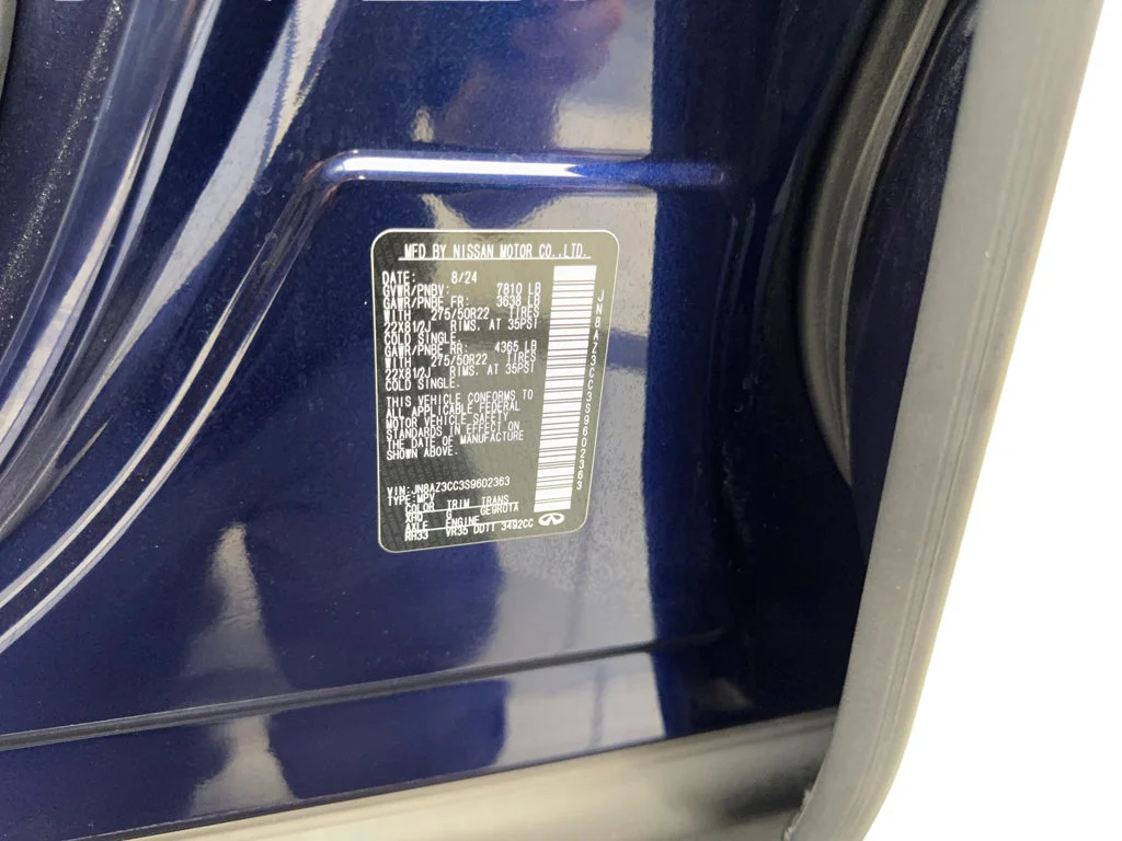 Used 2025 Blue INFINITI AUTOGRAPH image 85