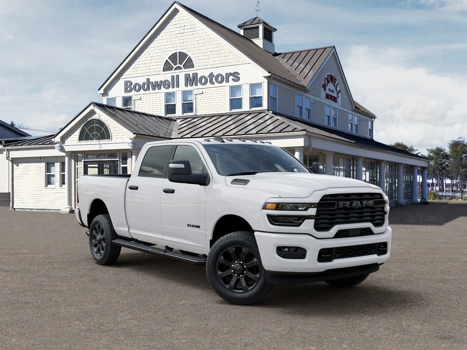 New 2026 Bright White Clearcoat RAM Big Horn Crew Cab 4x4 6