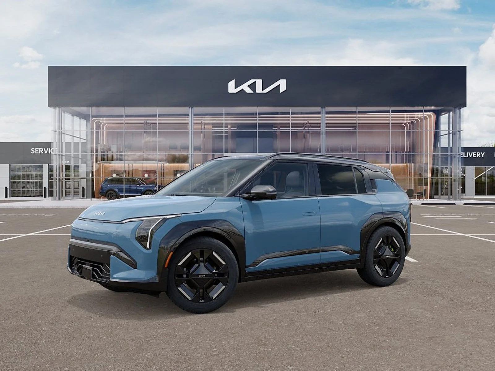 New 2027 Frost Blue / Black Roof Kia GT-Line AWD image 3