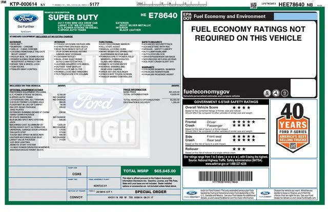 2017 Ford Super Duty F-250 Lariat