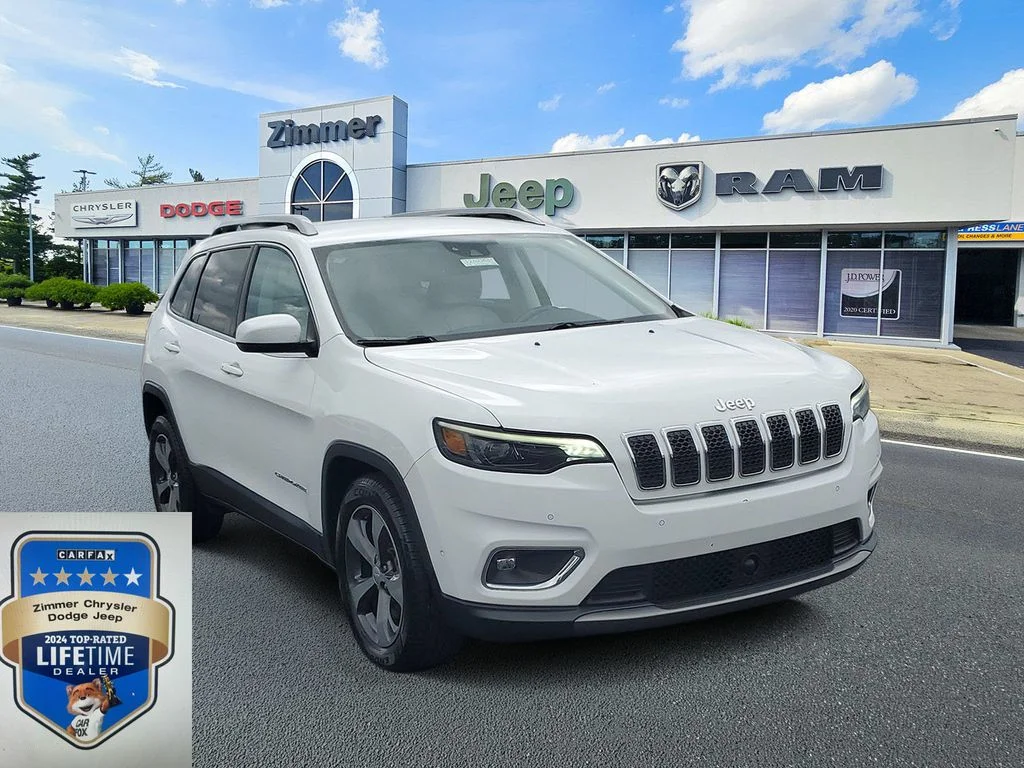 Certified Used 2019 White Jeep Limited image 1