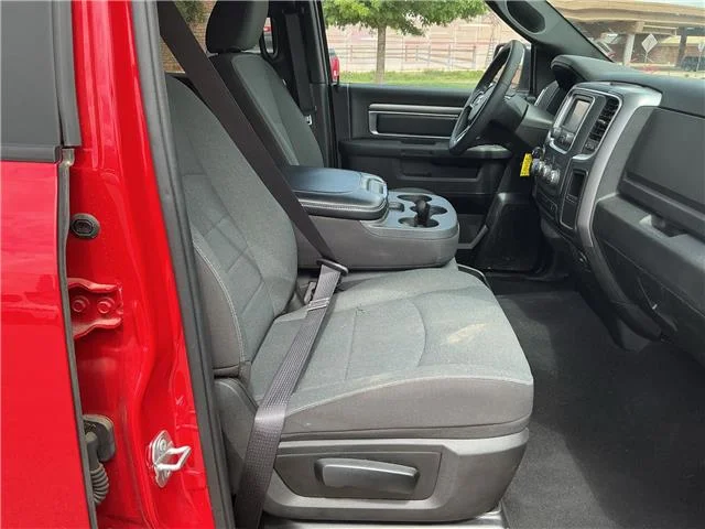 Used 2024 Flame Red Clearcoat RAM SLT 4x4 Crew Cab 5.6 ft. box 140 in. WB image 28