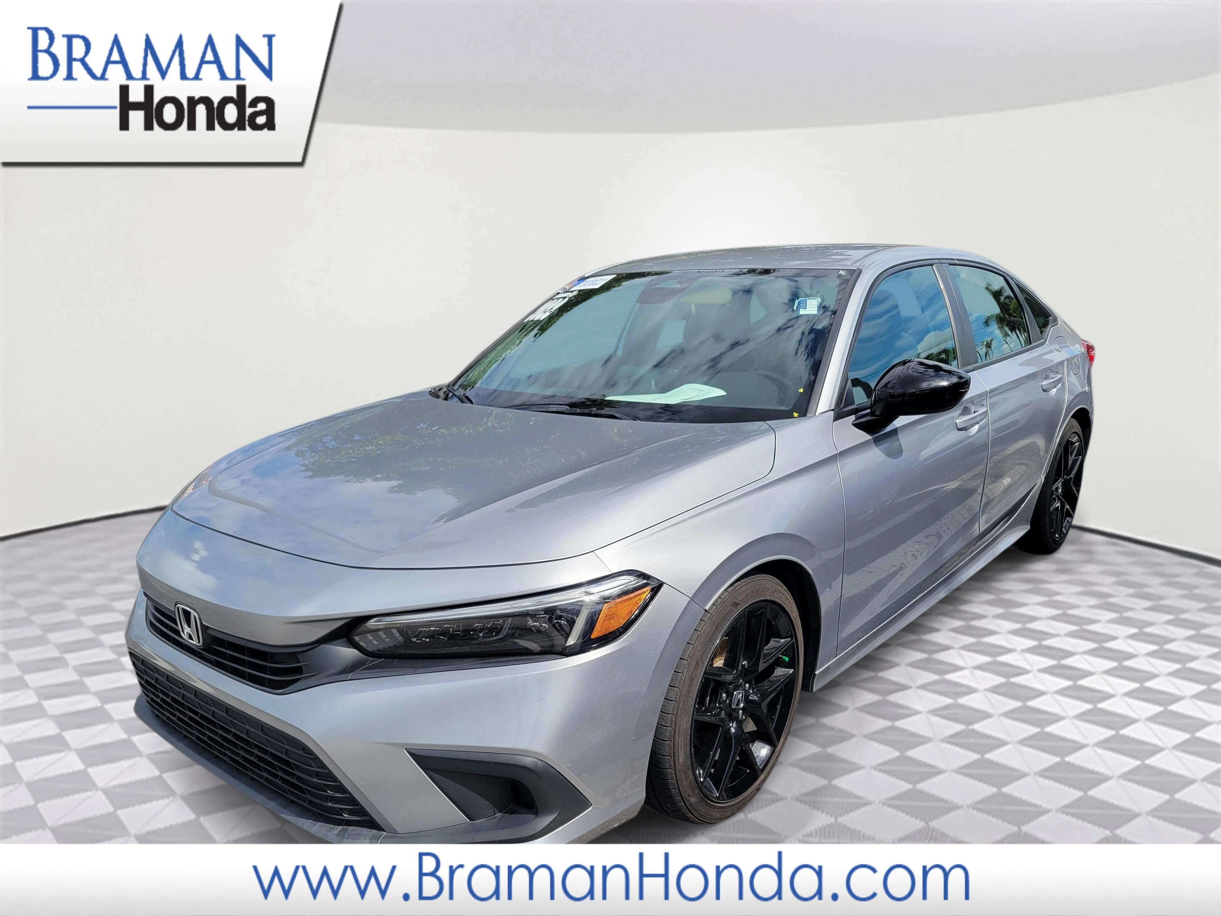 Certified Used 2022 Silver Honda Sport image 1