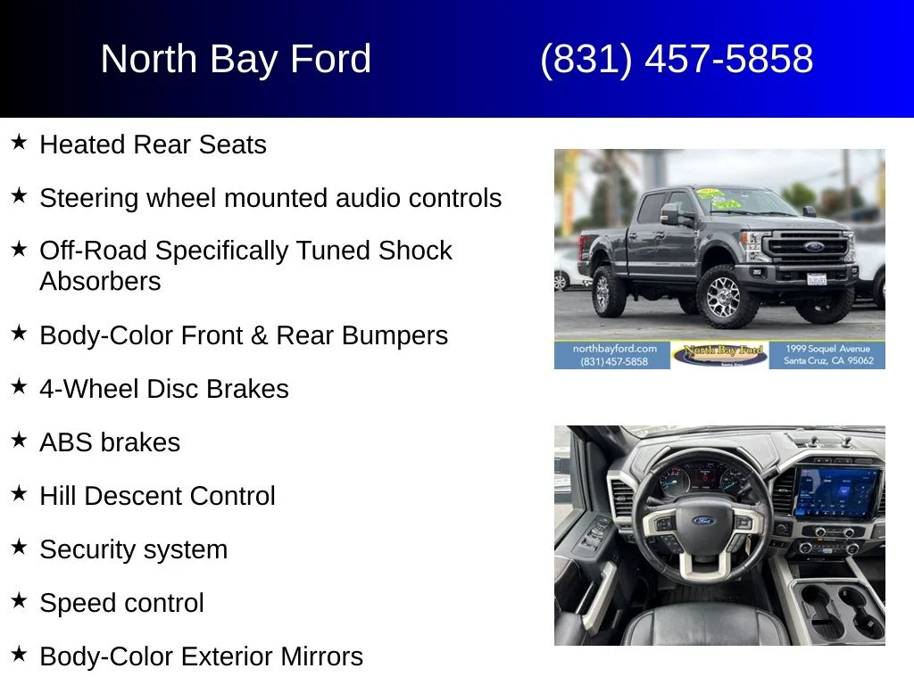 Used 2022 Gray Metallic Ford Lariat image 16