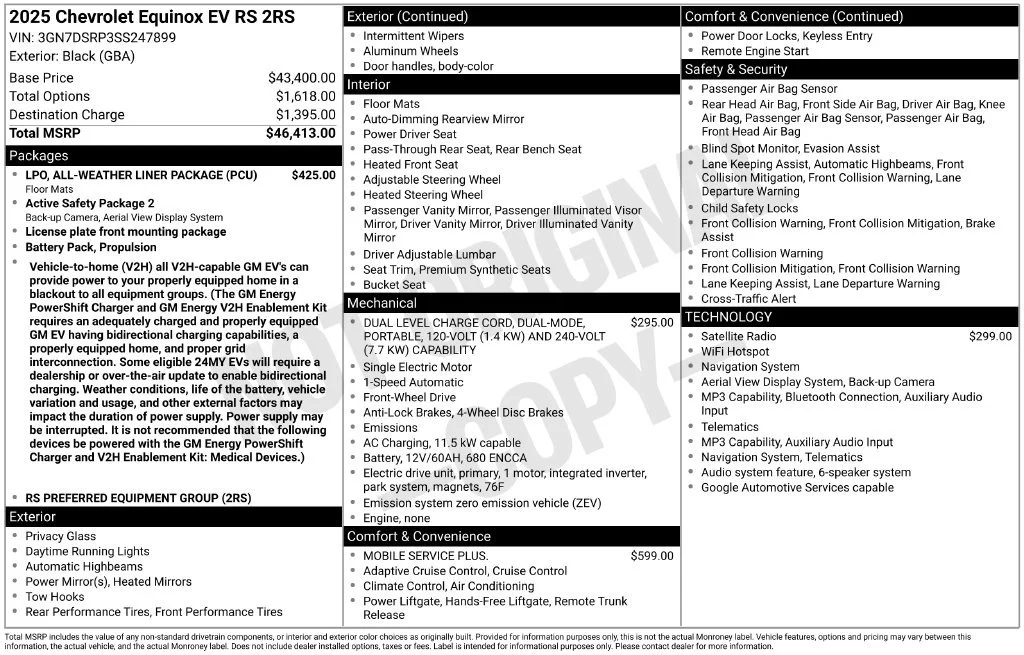 2025 Chevrolet Equinox EV RS - Photo 62