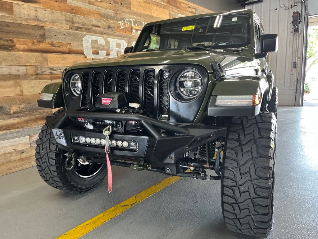 Used 2021 Green Clearcoat Jeep Overland image 8