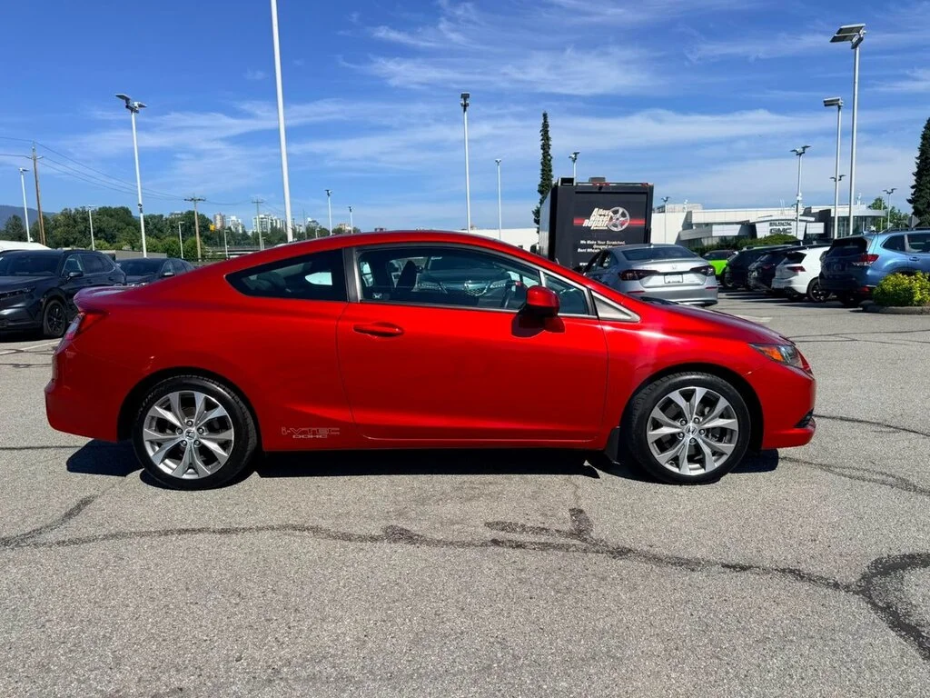 Used 2012 Sunburst Orange Pearl Honda Coupe Si-VSA Navi 6sp Dilawri Certified   Local BC image 6