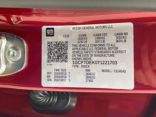 New 2026 Red Chevrolet  image 26