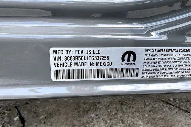 New 2026 Ceramic Gray Clear-Coat Exterior Paint RAM Tradesman image 13