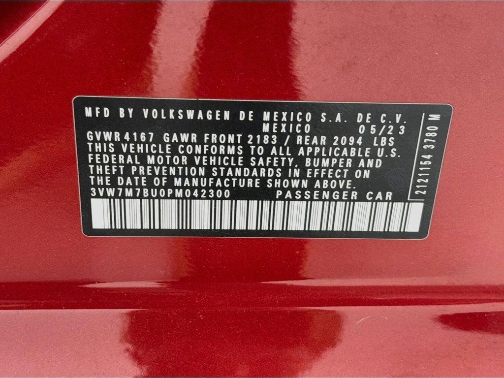 Used 2023 Kings Red Metallic Volkswagen SE Automatic image 31