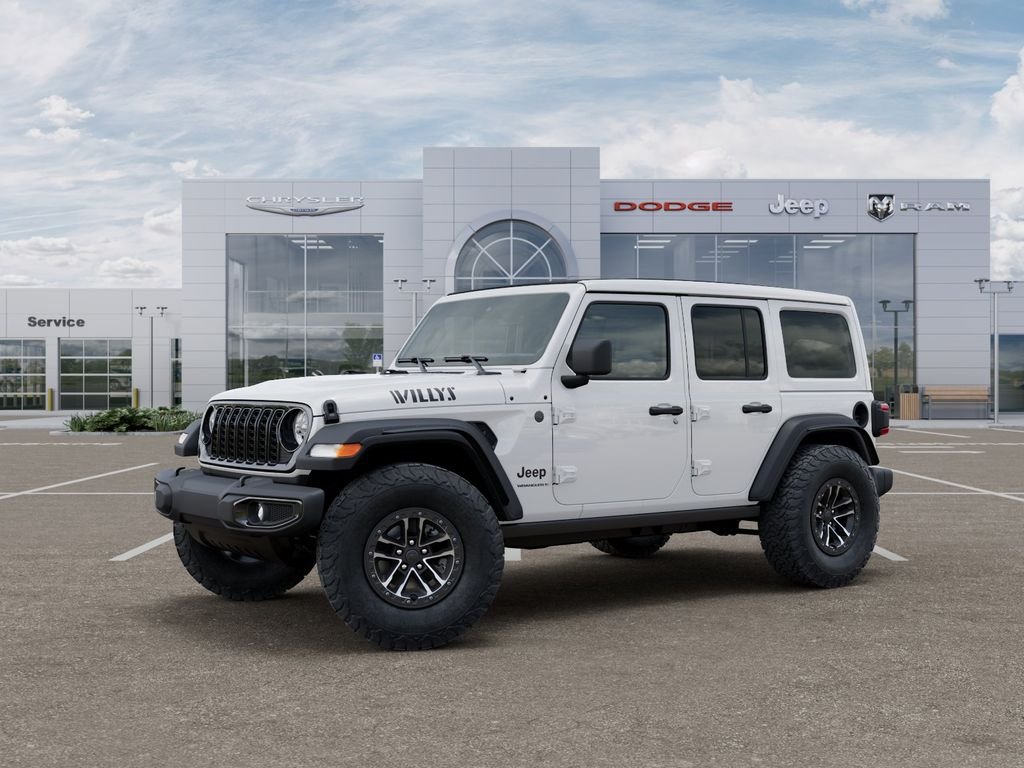 New 2026 Bright White Clear-Coat Exterior Paint Jeep Willys image 2