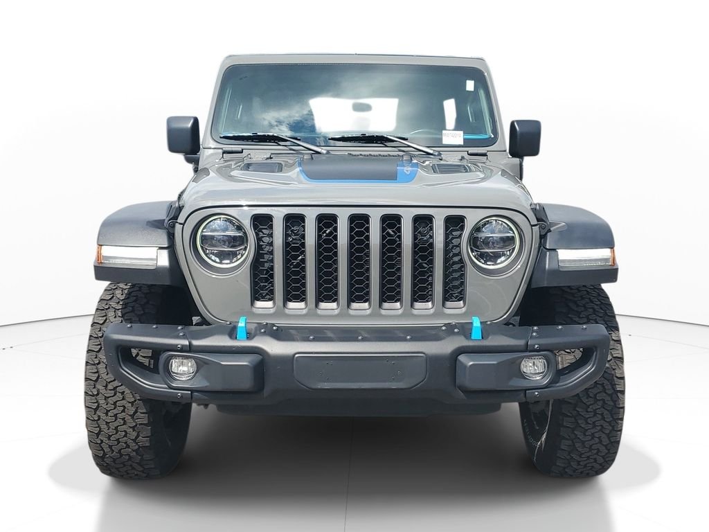 Used 2021 Gray Jeep Unlimited Rubicon 4xe image 2
