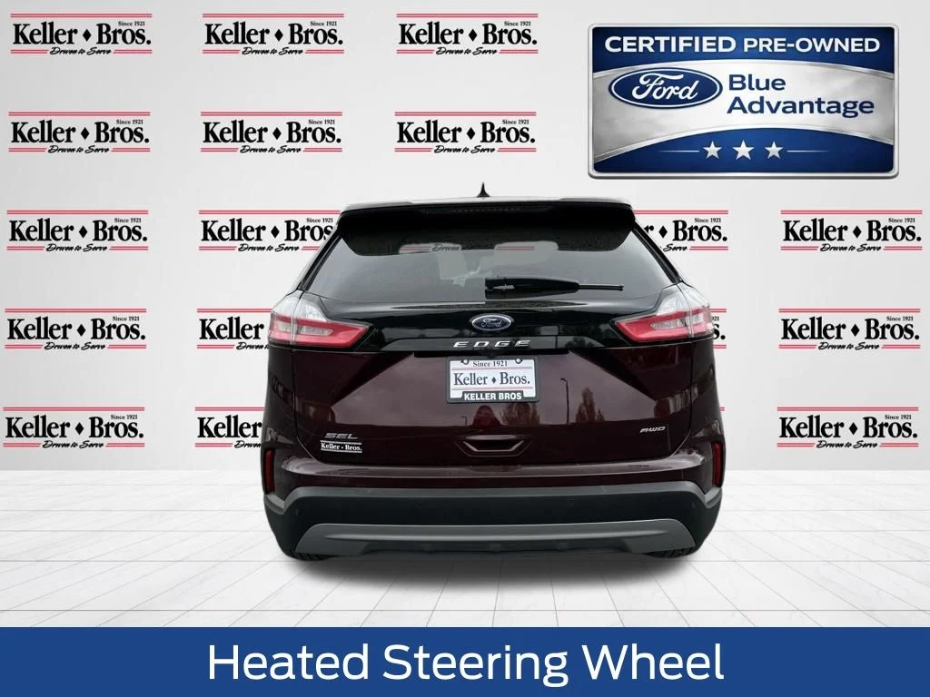 Certified Used 2022 Red Ford SEL image 6