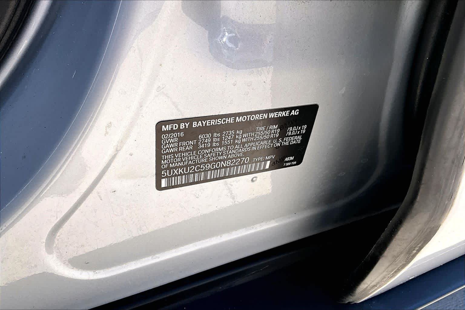 Used 2016 Mineral Silver Metallic BMW xDrive35i image 36