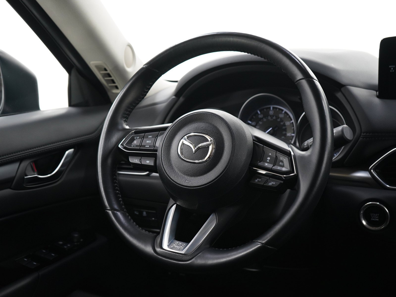 Used 2021 Deep Crystal Blue Mica Mazda Touring AWD image 14