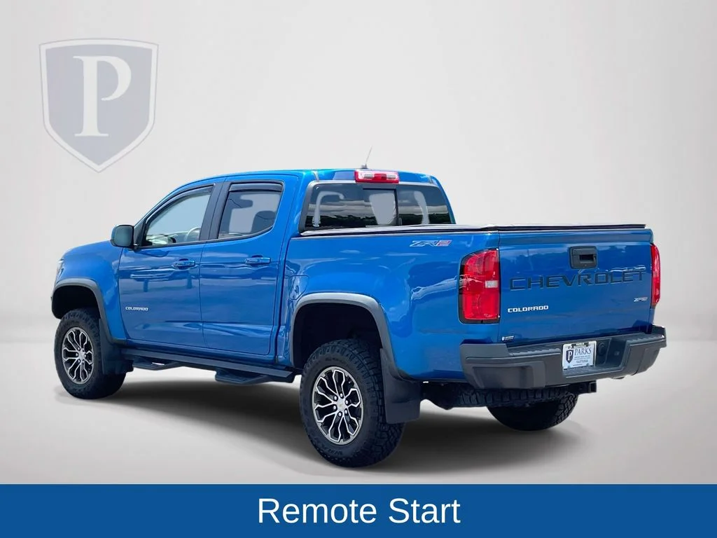 Certified Used 2022 Blue Chevrolet ZR2 image 6