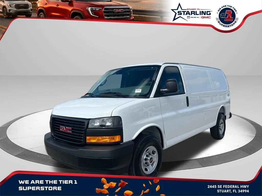 New 2026 Summit White GMC Work Van image 1