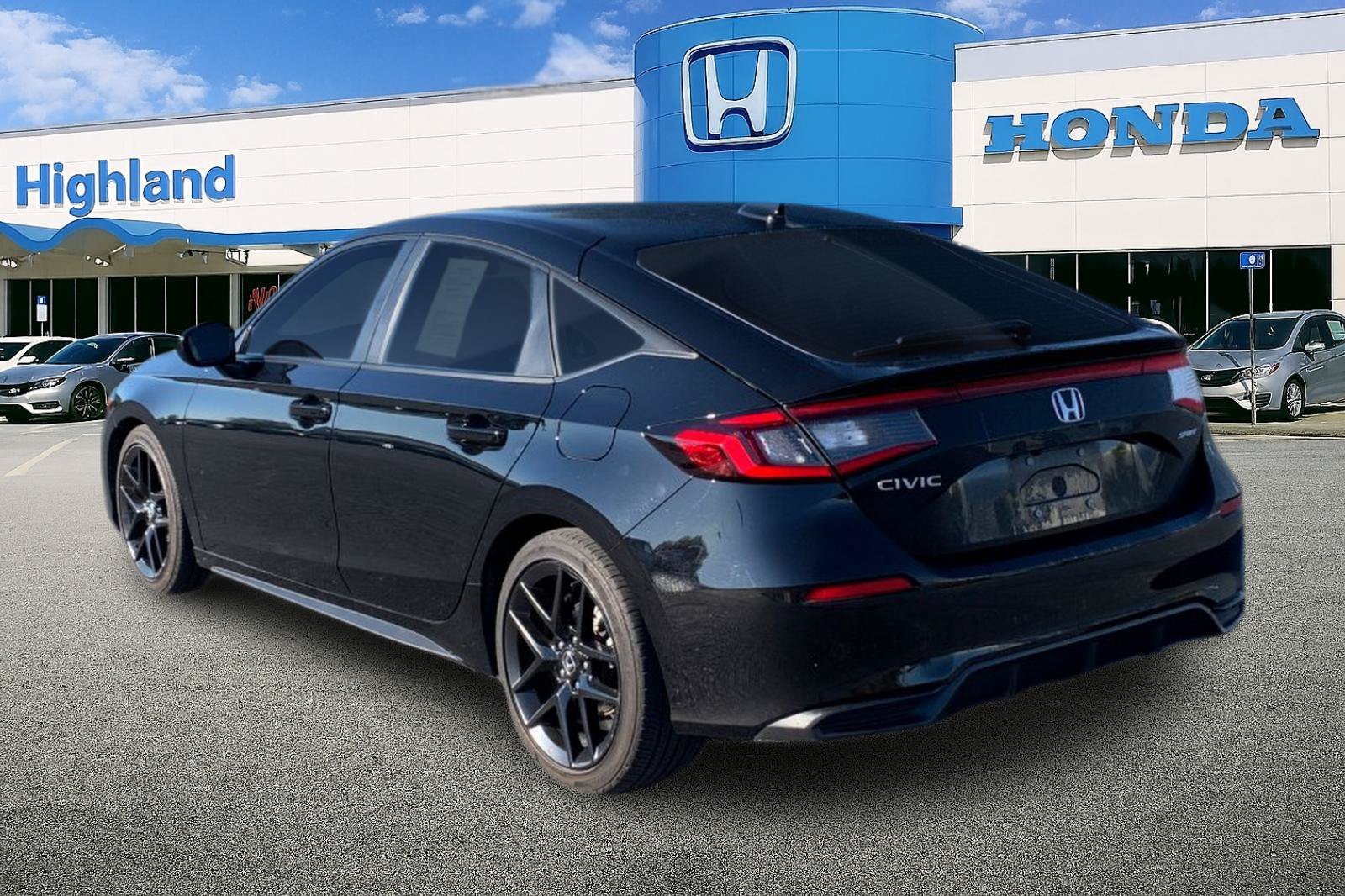 Certified Used 2025 Black Honda Sport image 3