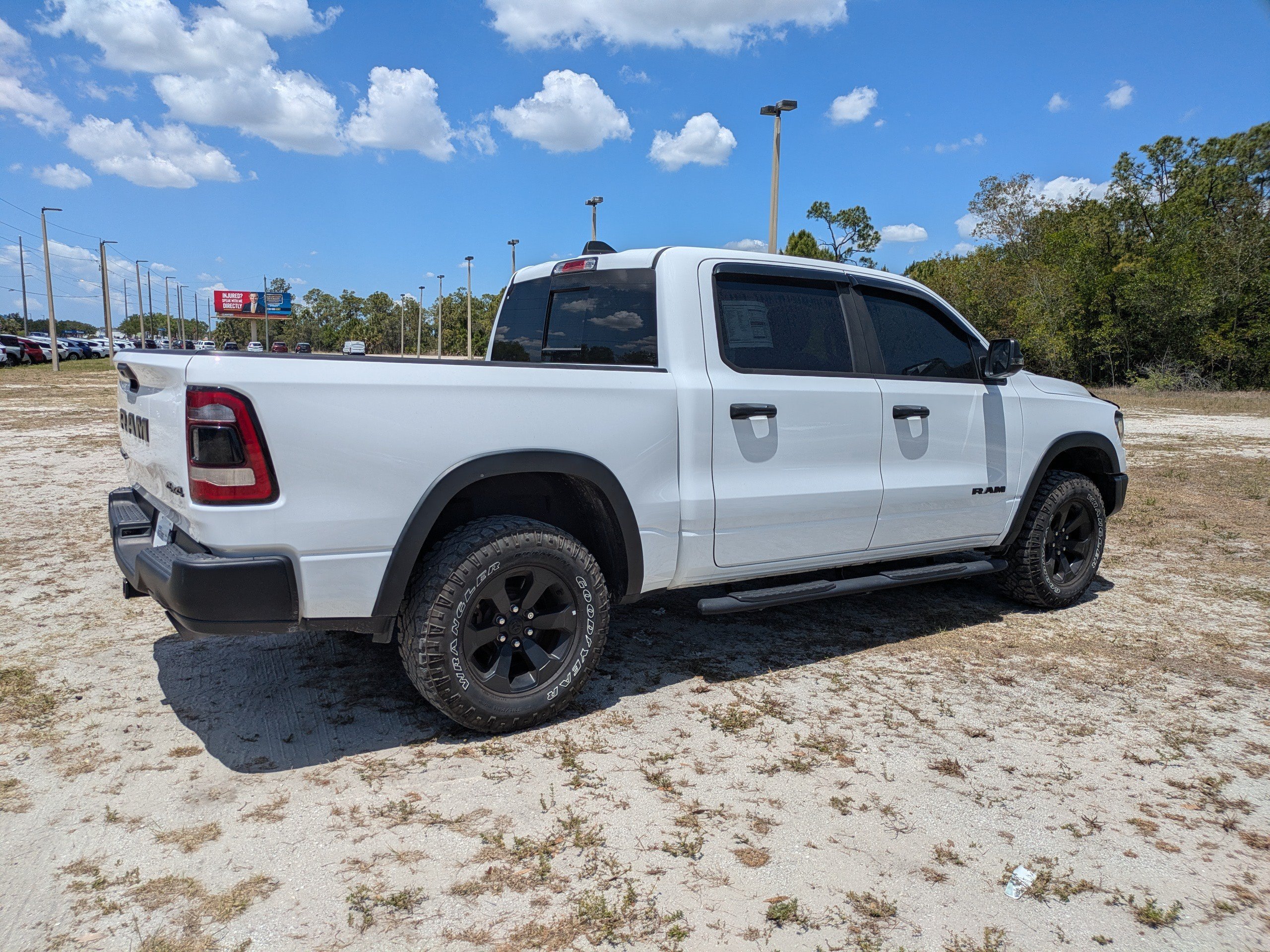 Used 2023 Bright White Clearcoat Ram Rebel image 4