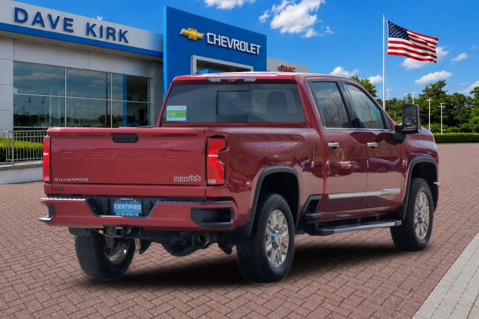 Used 2024 Radiant Red Tintcoat Chevrolet High Country image 3