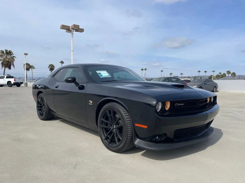 Used 2023 Pitch Black Clearcoat Dodge R/T Scat Pack image 1