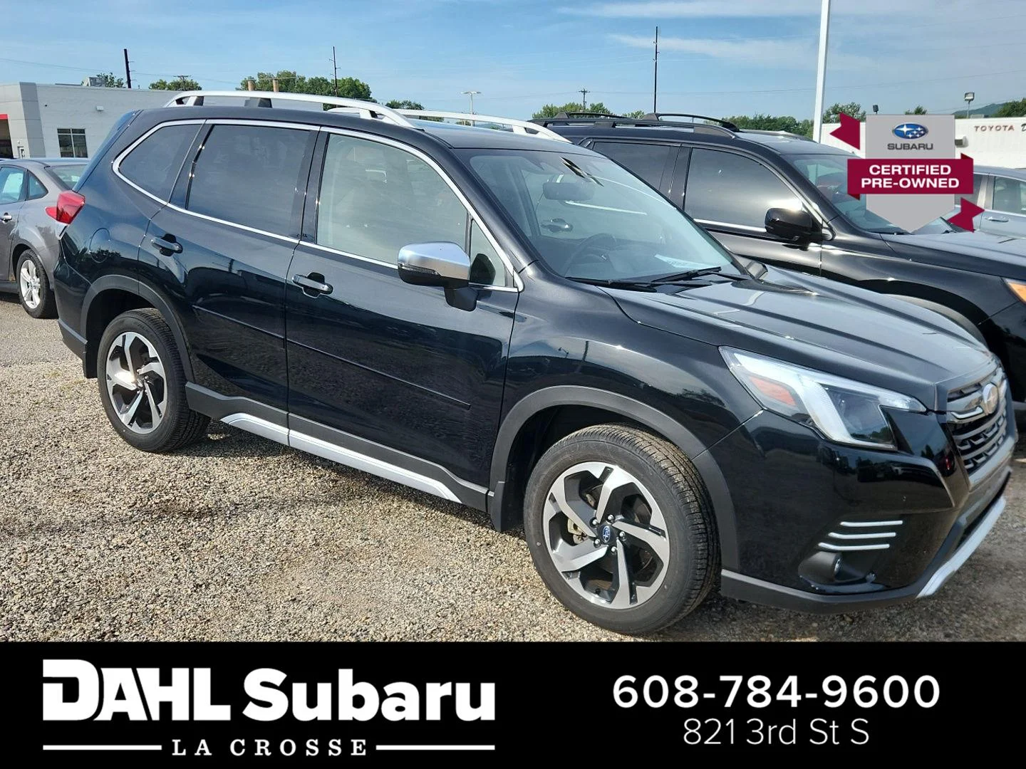 Used 2024 Crystal Black Silica Subaru Touring image 1