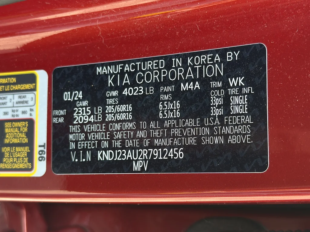 Used 2024 Orange Kia S image 29
