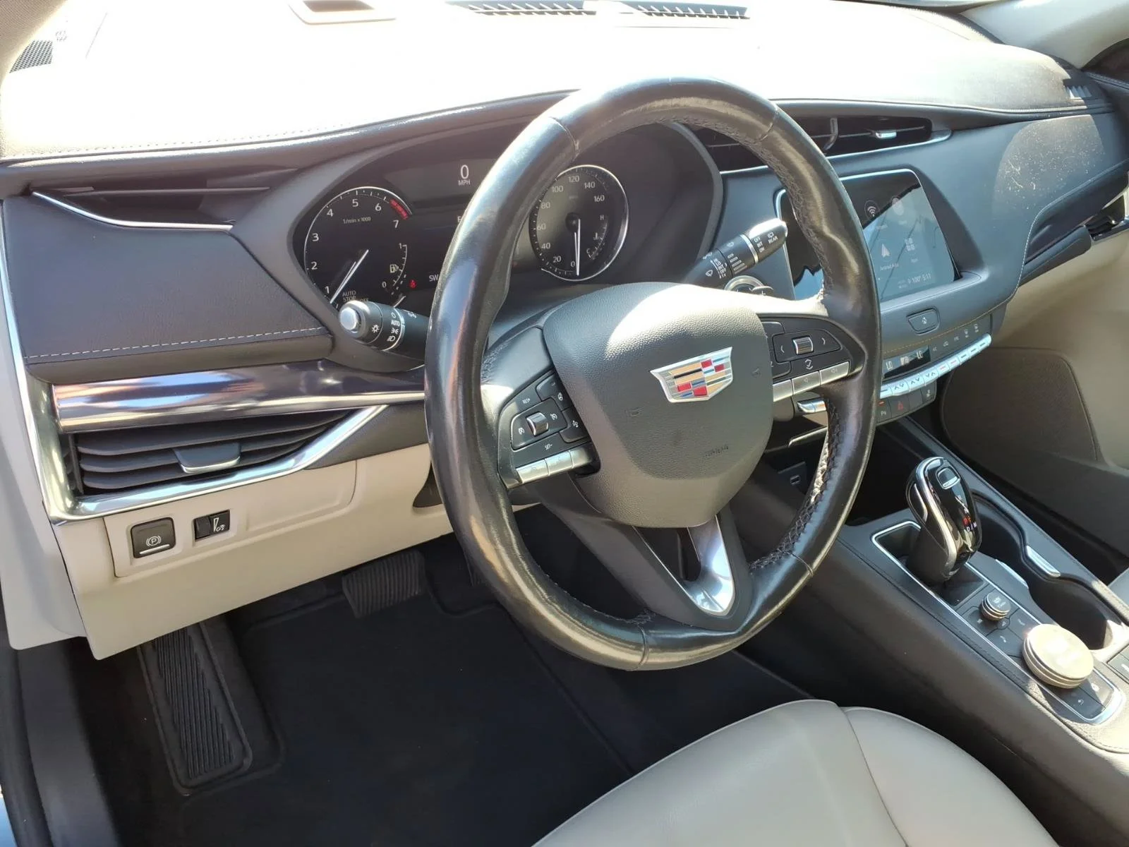 Used 2023 Stellar Black Metallic Cadillac AWD Luxury image 8
