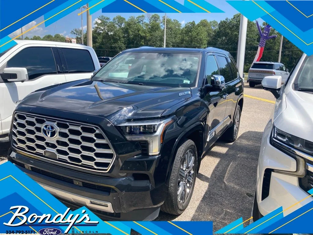 Used 2023 Midnight Black Metallic Toyota Capstone image 1