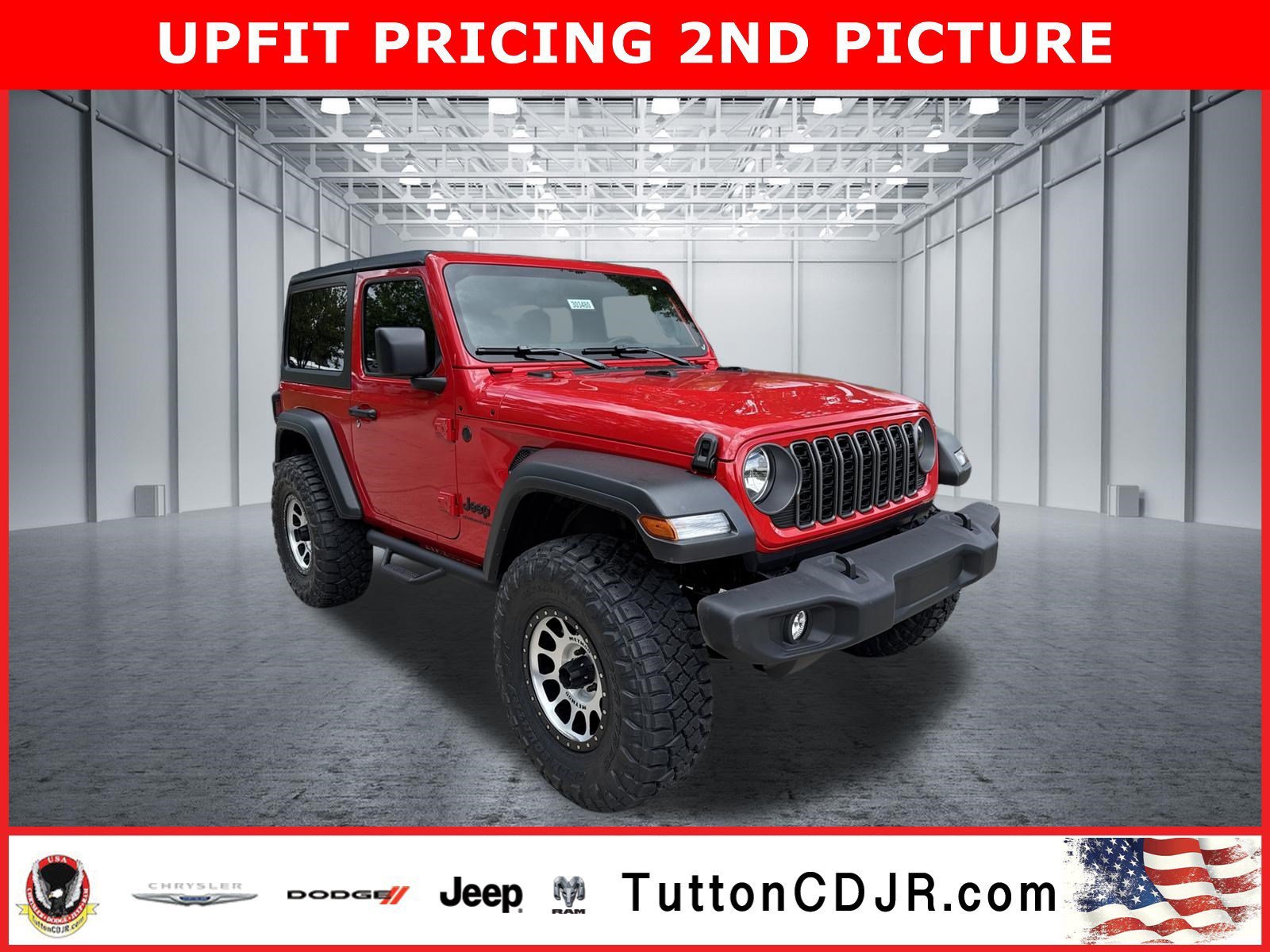 New 2026 Firecracker Red Clearcoat Jeep Sport image 1