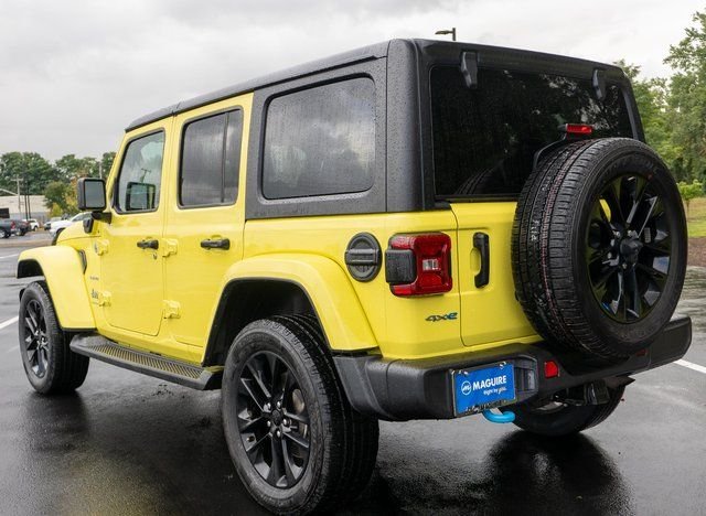 Used 2023 Yellow Jeep Sahara 4xe image 8